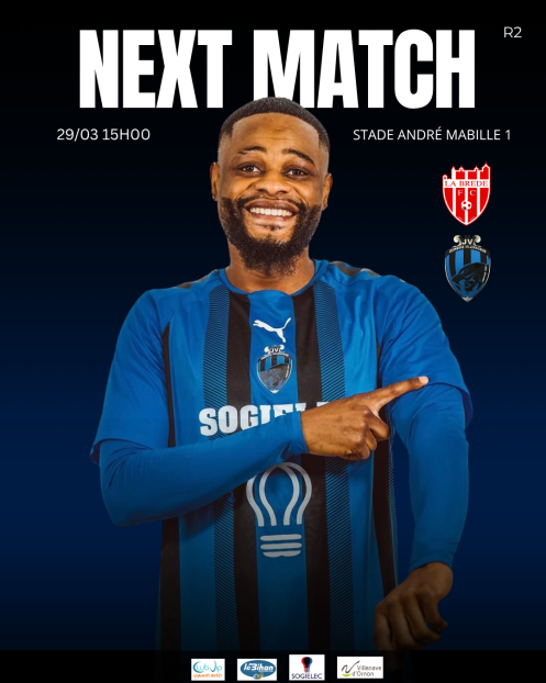 PROCHAIN MATCH À L'EXTÉRIEUR FACE À LA BREDE FC POUR NOTRE ÉQUIPE RÉSERVE !